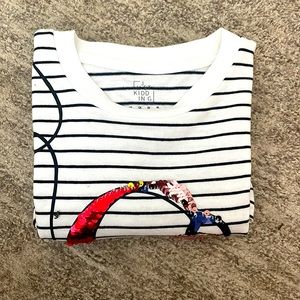 Kids cute slip sequin headphone long sleeve